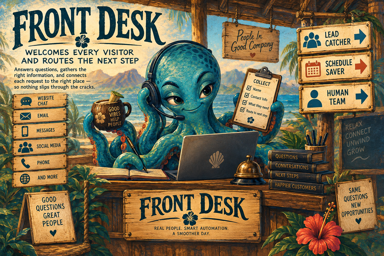 Kai as Front Desk